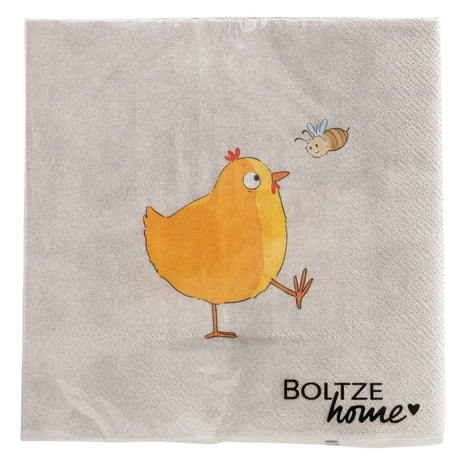 Serwetki domowe Boltze henny 16,5x16,5x3cm 2 różne