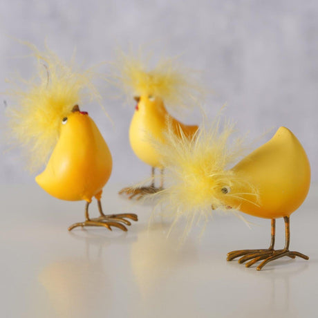 Figurka domowa Boltze Henny z kurczaka 4x3x5,5 cm 3 różne kolory