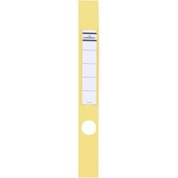 Etykiety na grzbiecie trwałe 60 x 390 mm żółte 10 sztuk