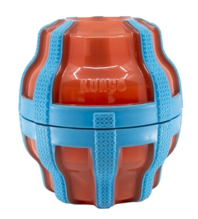 Kong Treat Spinner Dozownik z przekąskami Orange Blue