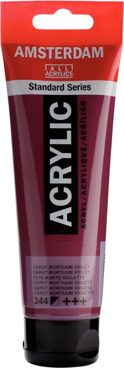 Tubka z farbą akrylową Amsterdam standard series 120 ml caput mortuum violet 344