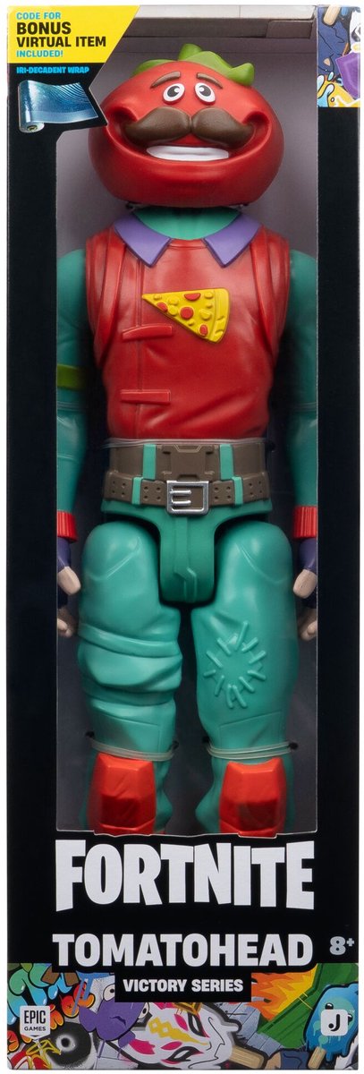 Jazwares fortnite - 1 figure pack (30cm victory series) tomato head w3