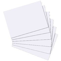Karty indeksowe herlitz a4 białe