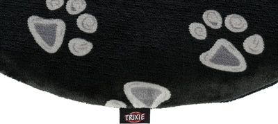 Trixie Dog Emulhion Jimmy Oval Black with puprint