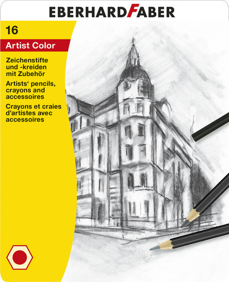 Zestaw do rysowania Eberhard faber ef-516916 EFA blaszana skrzynka 16 sztuk