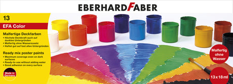 Zestaw farb Eberhard Faber - gotowy do użycia - 13 kolorów - ef-575613