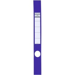 Etykiety na grzbiecie trwałe 60 x 390 mm niebieskie 10 sztuk