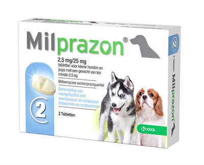 Krka Milprazon Zorming Tablets Dog