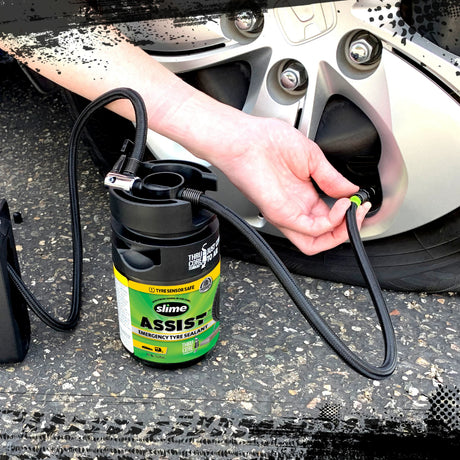 Slime Assist awaryjny uszczelniacz do opon 450 ml zestaw uzupełniający Smart Repair Plus