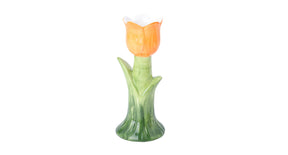 Vase zona sur d7 h17cm green orange