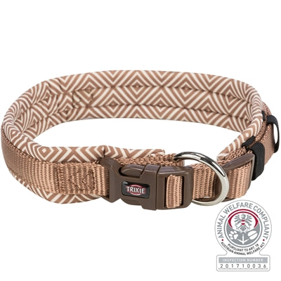 Trixie Collar Dog Boho Extra szeroki z karmelem okiennym