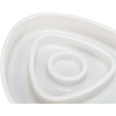 Trixie miska na karmę wolnoposuwowa, plastikowa TPR, szara