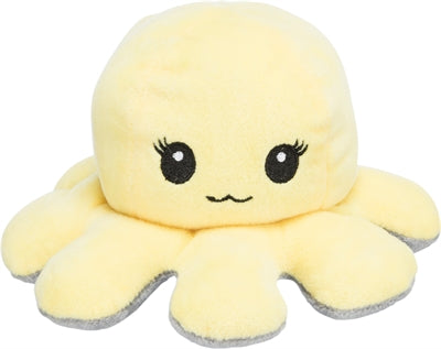 Dwustronny pluszowy plusz Trixie Octopus w kolorze szaro-żółtym