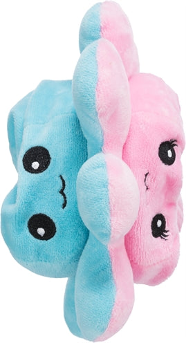 Dwustronny pluszowy plusz Trixie Octopus w kolorze szaro-żółtym
