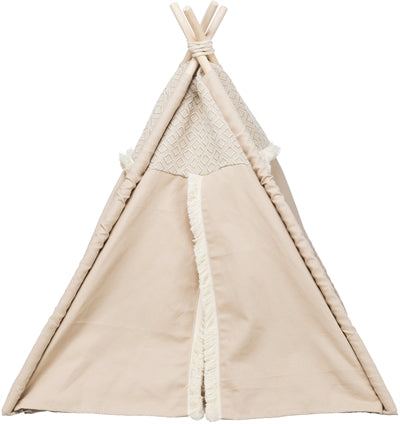 Trixie koszyk dla kota tipi boho beżowy