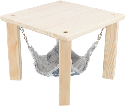 Wiata Trixie z hamakiem słonecznym w różnych odcieniach szarości