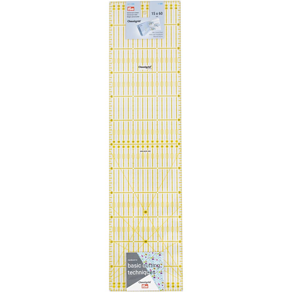 Https: www.cchobby.nl Linijka-patchworkowa-l-60-w-15-cm-1-częściowa