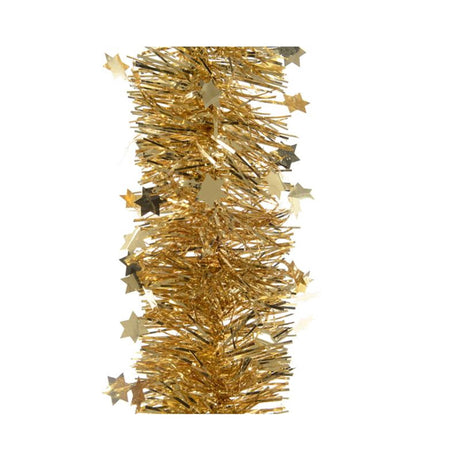 Girlanda Decoris lametta gwiazda 270cm złota