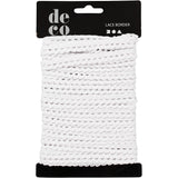 Creativ Company Lace Ribbon White, 10m