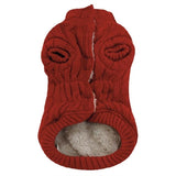Sweter Croci Dog Winter Trail w kolorze rubinowo-czerwonym