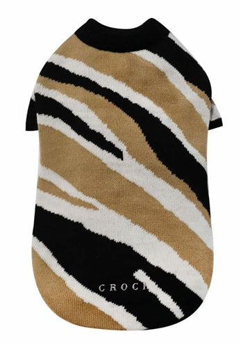 Sweter dla psa Croci karmelowa zebra