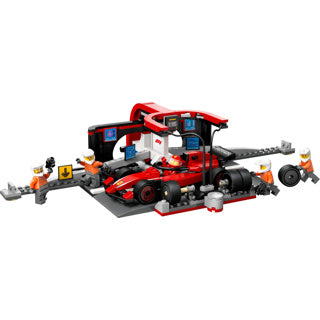 Lego City Pit stop i załoga F1 z samochodem Ferrari - 60443