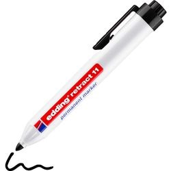 Marker permanentny edding z przyciskiem 11 1,5-3mm czarny