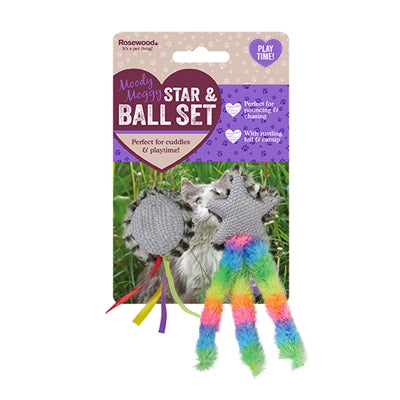 Rosewood Moody Moggy Ster i Bal Set