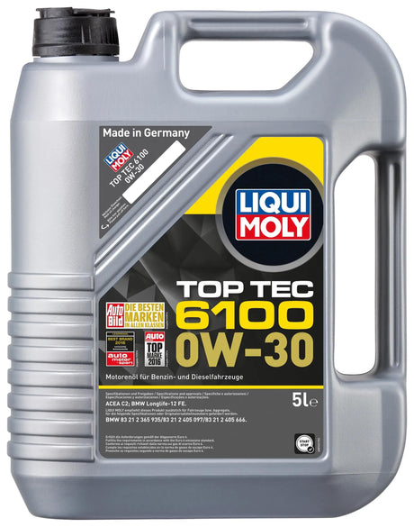 Olej silnikowy Liqui Moly top tec 6100 olej top tec 6100 5l 0w-30