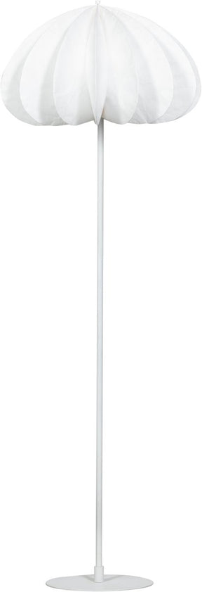 Woood dalia vloerlamp - papier - wit - 150xø50 cm