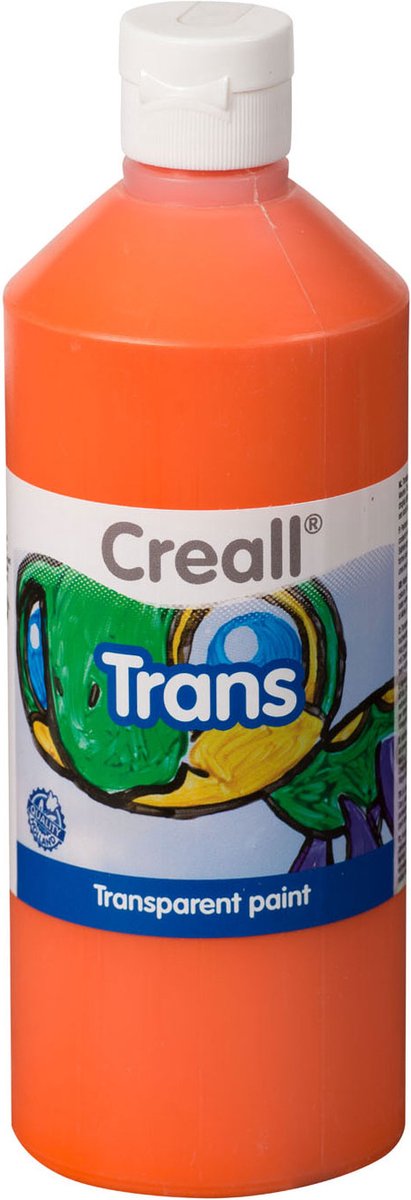 Creall Transparent Paint Orange, 500 ml
