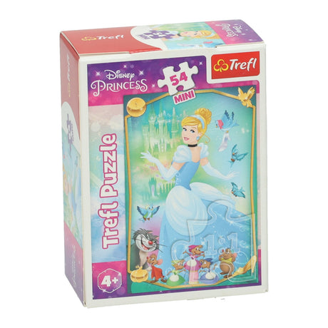 Minipuzzlowe księżniczki Disneya, 54 elementy.