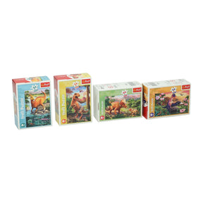 Mini puzzle niesamowity dinozaur, 54 elementy.