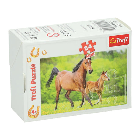 Mini puzzle konie, 54 szt.