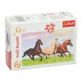 Mini puzzle konie, 54 szt.