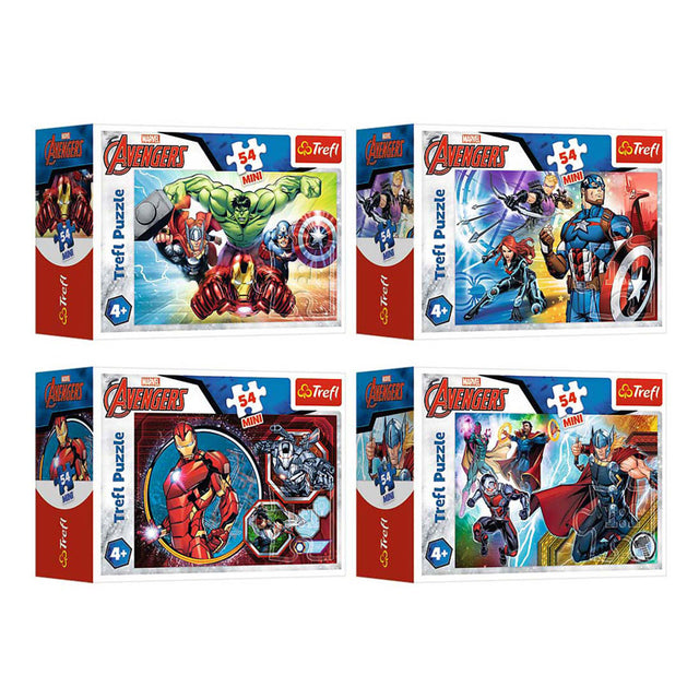 Mini puzzle mściciele - 54 szt.