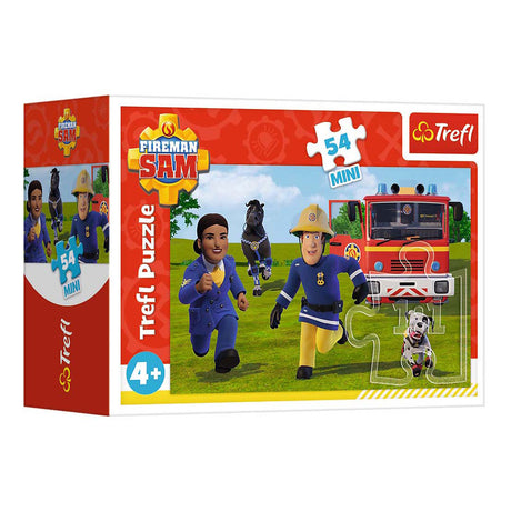 Mini puzzle Strażak Sam - 54 elementy.