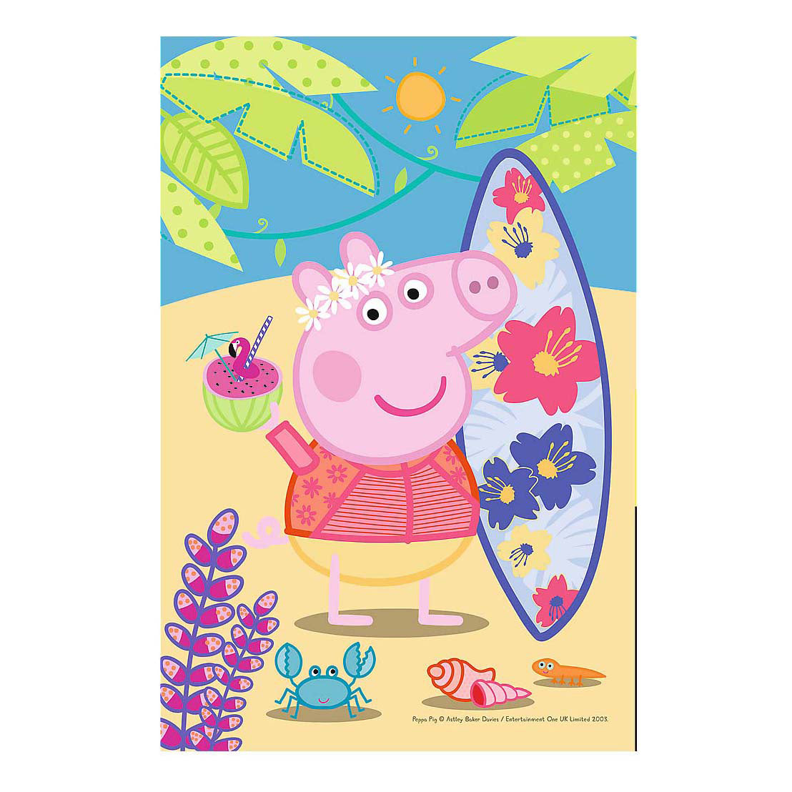 Mini puzzle Świnka Peppa - 54 elementy.