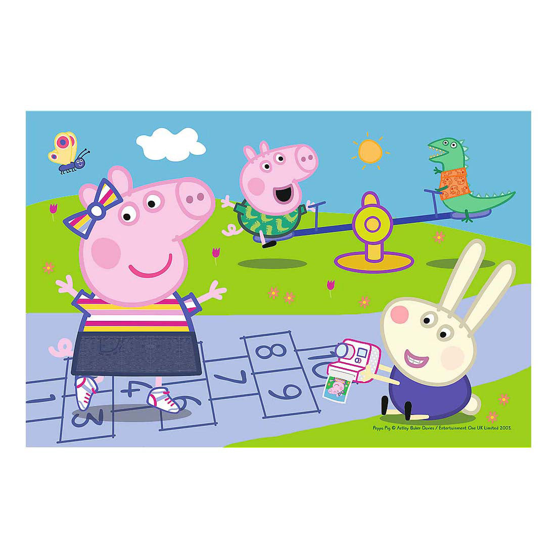 Mini puzzle Świnka Peppa - 54 elementy.