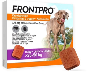 Tabletki do żucia frontu Frontline Frontpro