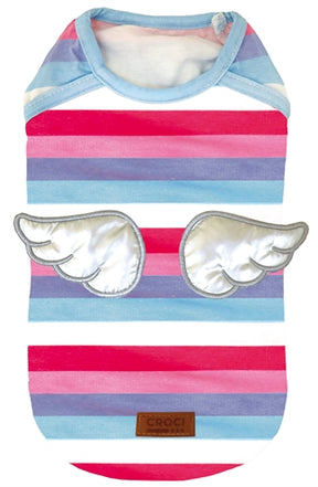 CROCI T-shirt psa Top Wings Striped