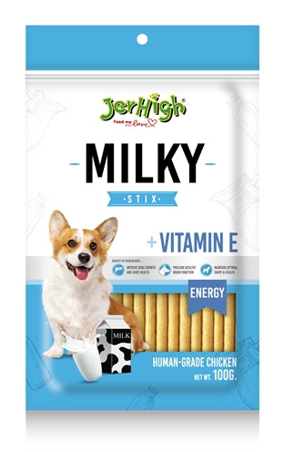 Jerhigh Jerhigh Milky Stix z kurczakiem i witaminą E