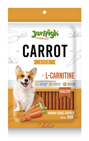 Jerhigh Jerhigh Marchewka Stix z kurczakiem i l-karnityną