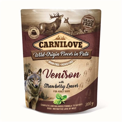 Carnilove Dog Worka jelenia truskawkowe