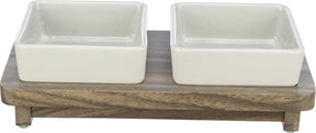 Trixie Food Bowl Set Set Citystyle Ceramic Grey Brown