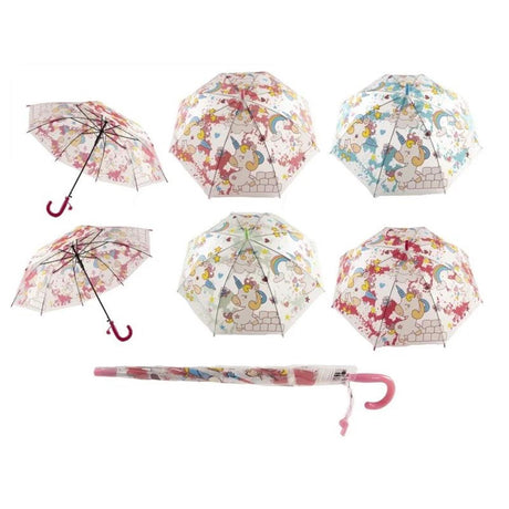 Parasol jednorożec 50cm 4 różne kolory