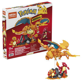 Mattel Pokemon Mega Charmander Evolution Zestaw