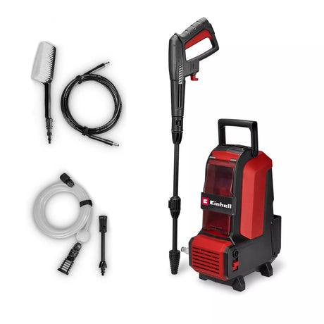 Myjka wysokociśnieniowa akumulatorowa Einhell hypresso 36 105 solo - power x-change - 36 v li-ion - max. 105 bar - 270 l h - w tym. lanca, wąż 4m i szczotka - nie zawierają. akumulator i ładowarka
