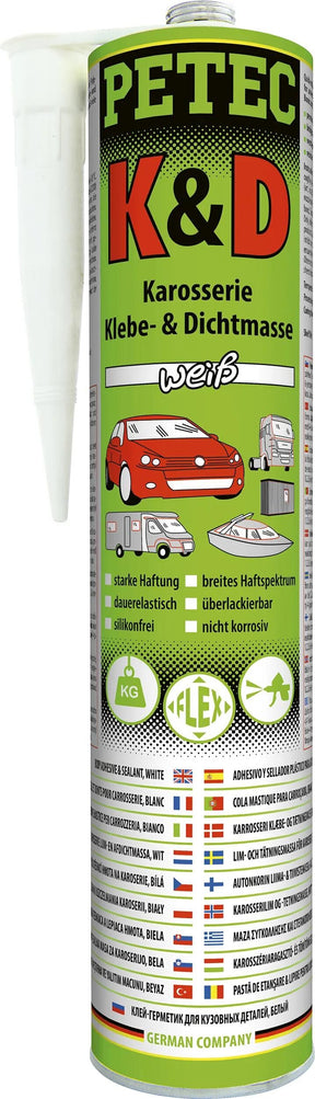 Pasta uszczelniająca Petec k d uszczelniacz do ciała 310 ml biała