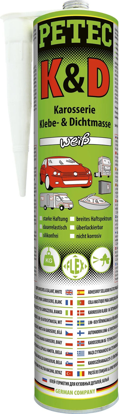 Pasta uszczelniająca Petec k d uszczelniacz do ciała 310 ml biała